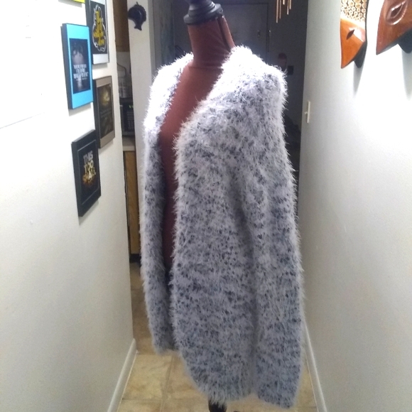 Icy Blue Long Cardigan - Picture 3 of 3